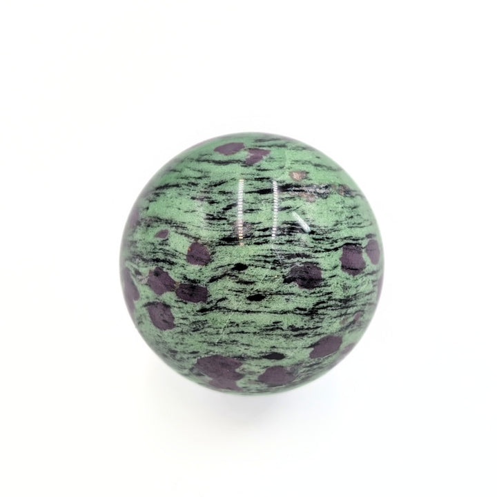 Ruby in Zoisite (Anyolite) Polished Sphere