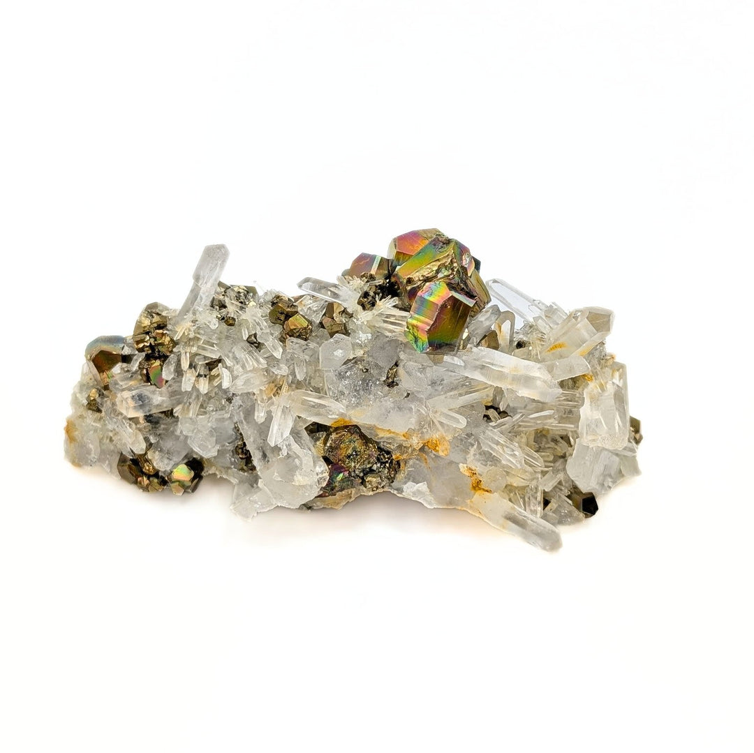 Rainbow Pyrite & Quartz Freeform