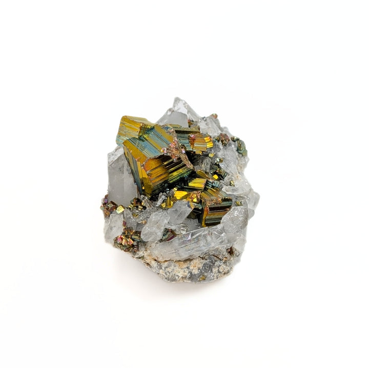 Rainbow Pyrite & Quartz Freeform