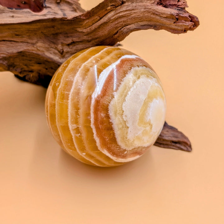 Orange Calcite Sphere
