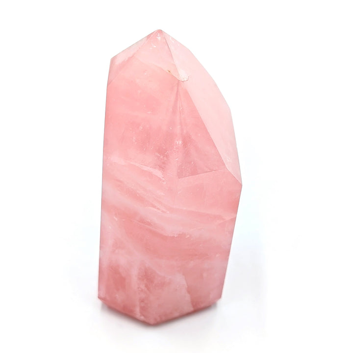 Brazilian Rose Quartz Polished Tower