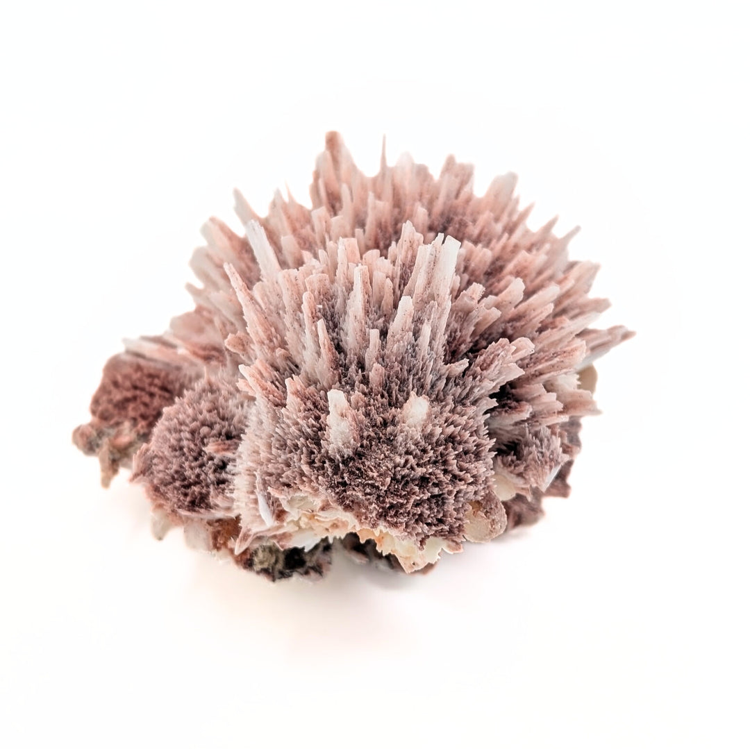 Pink Mordenite on Stilbite Freeform