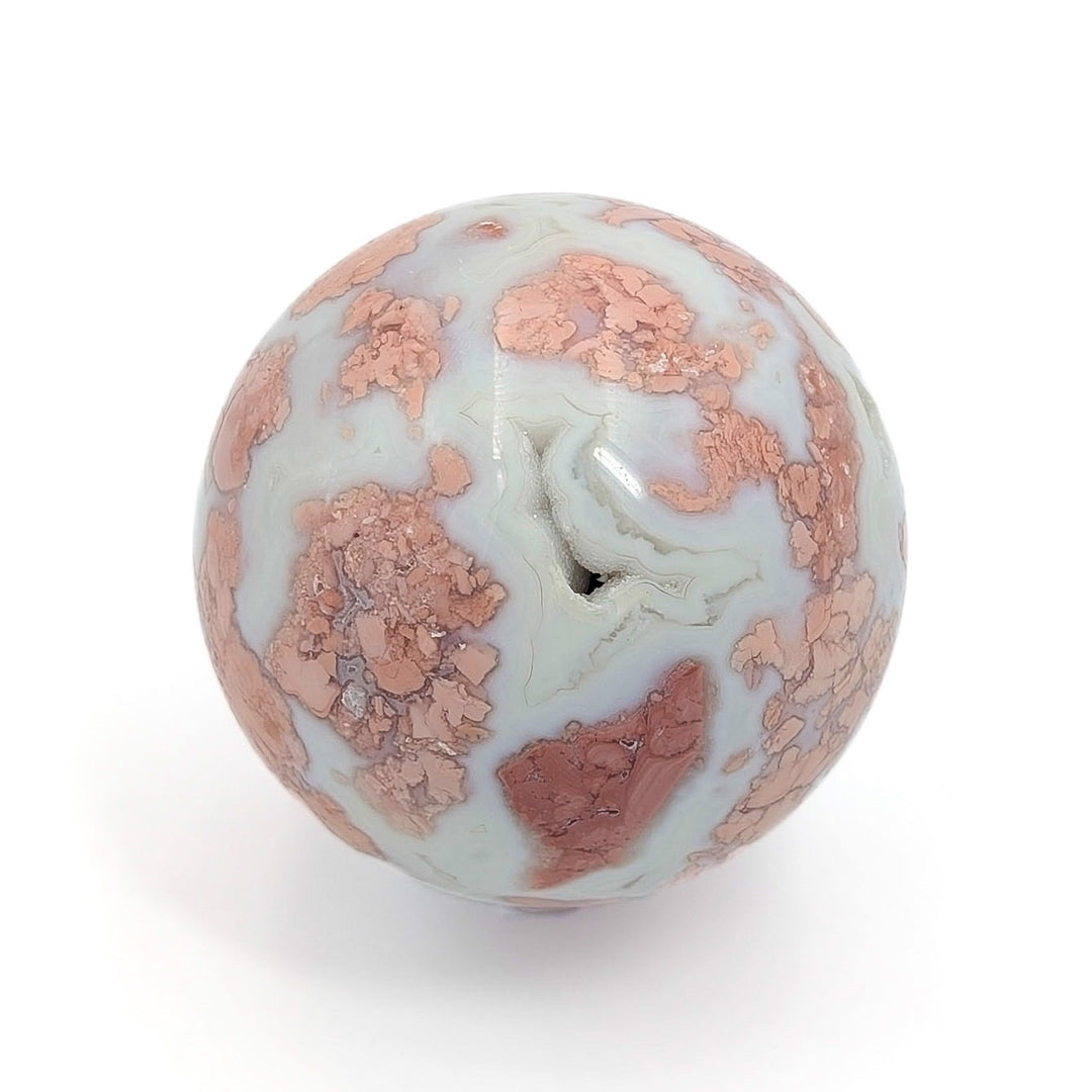 Cotton Candy Agate Polished Sphere