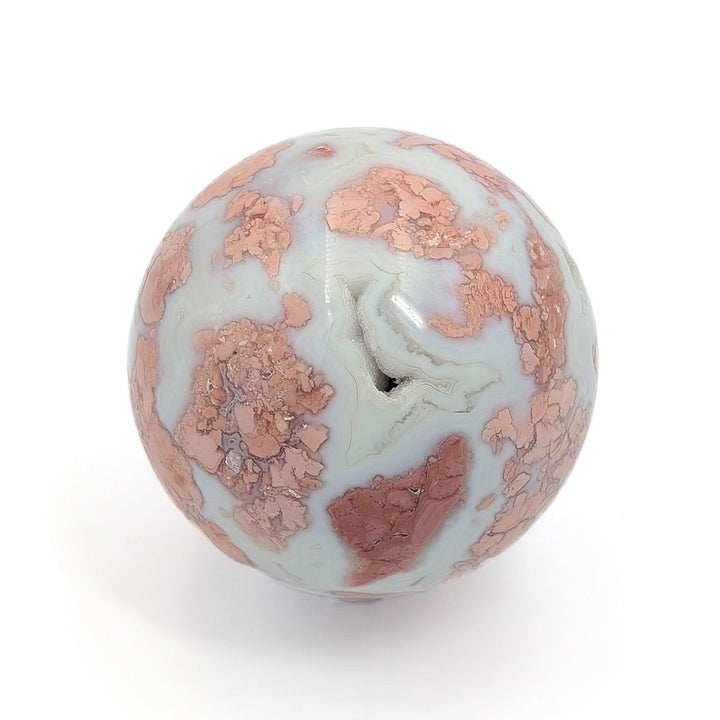 Cotton Candy Agate Polished Sphere