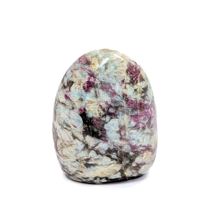 Rubellite Tourmaline in Quartz Polished Flame