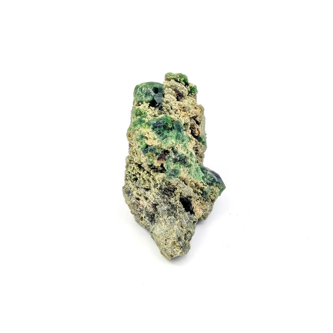 Demantoid Garnet on Host Rock
