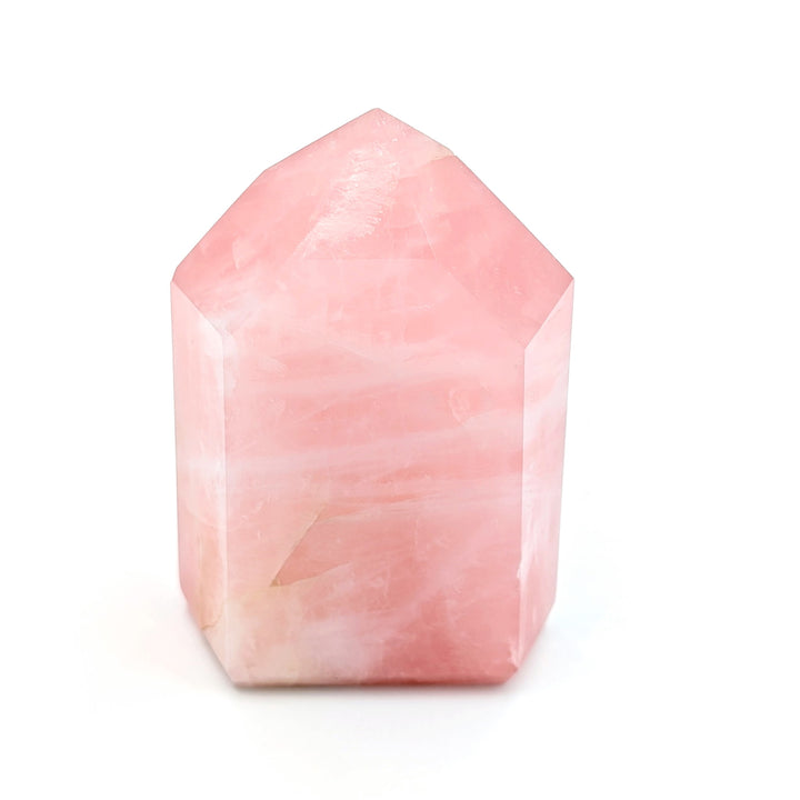 Brazilian Rose Quartz Polished Tower