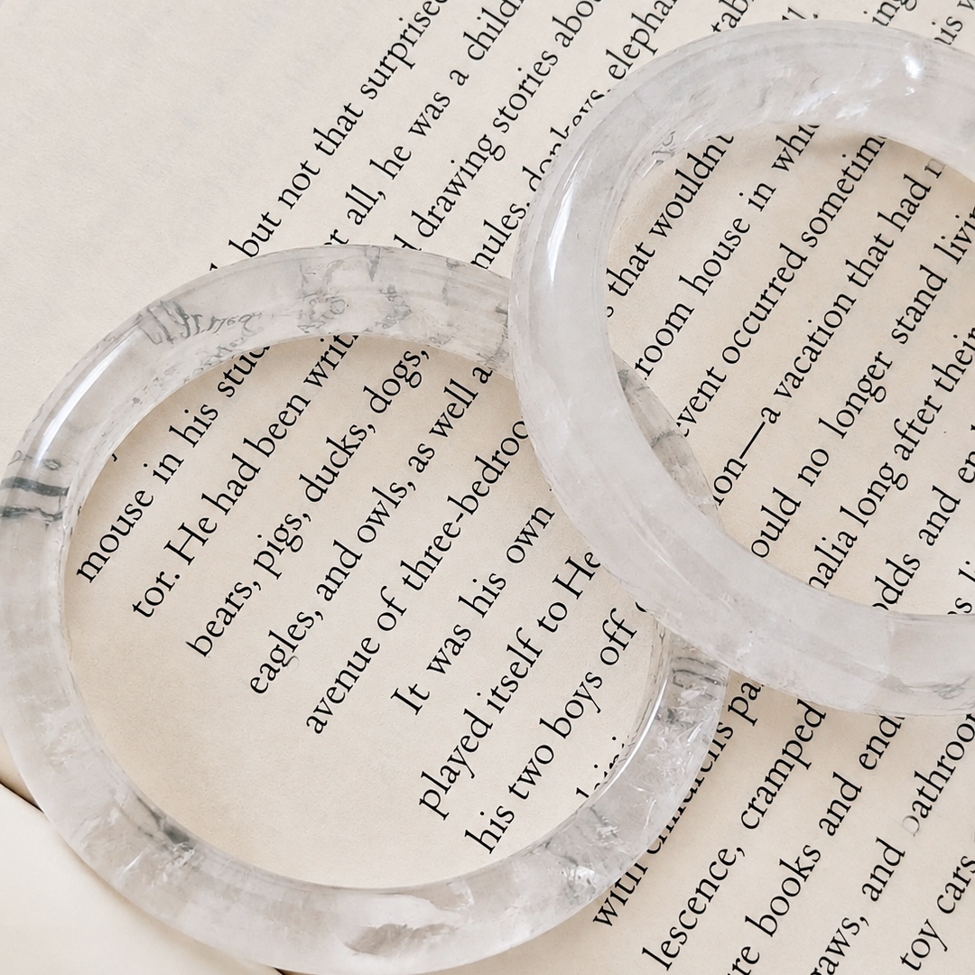 Clear Quartz Bangle
