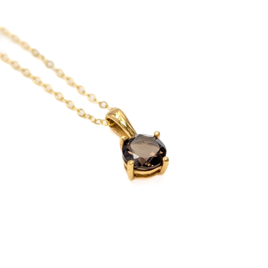 Faceted Gemstone Necklaces in Gold Over Sterling Silver
