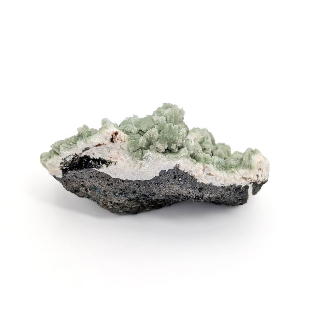 Green Heulandite Freeform Cluster