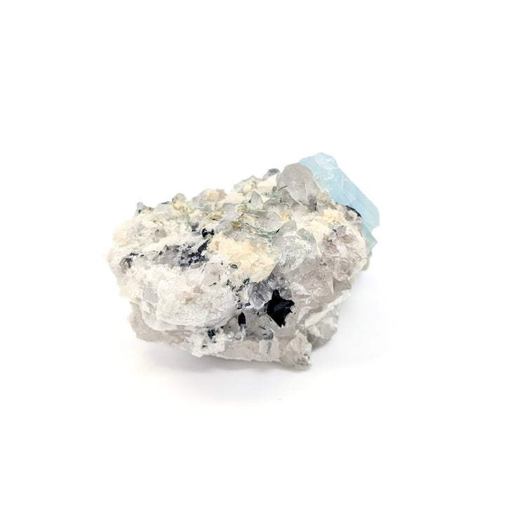 Aquamarine with Quartz & Black Tourmaline