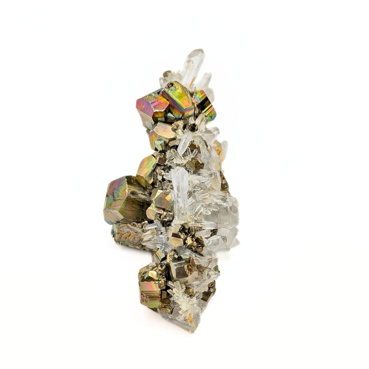 Rainbow Pyrite & Quartz Freeform