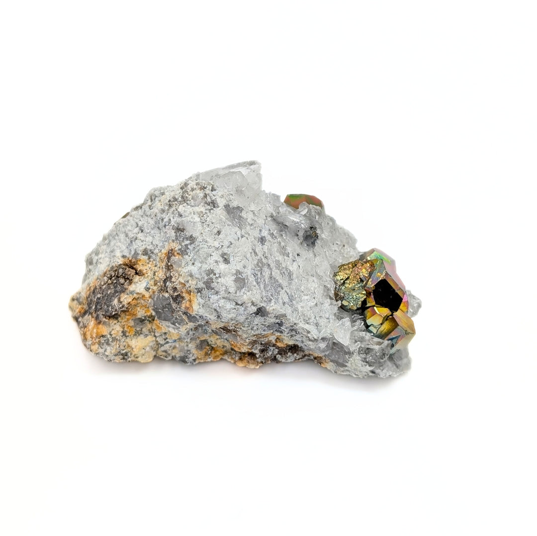 Rainbow Pyrite & Quartz Freeform