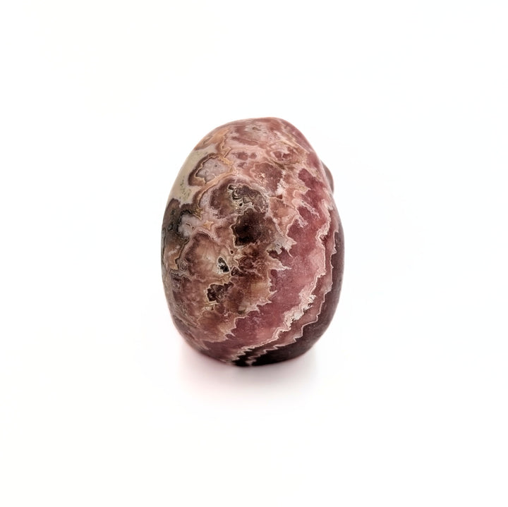 Rhodochrosite Carved Skull