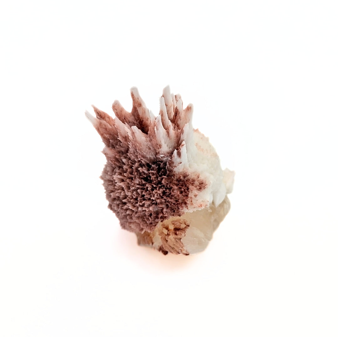 Pink Mordenite on Stilbite Freeform