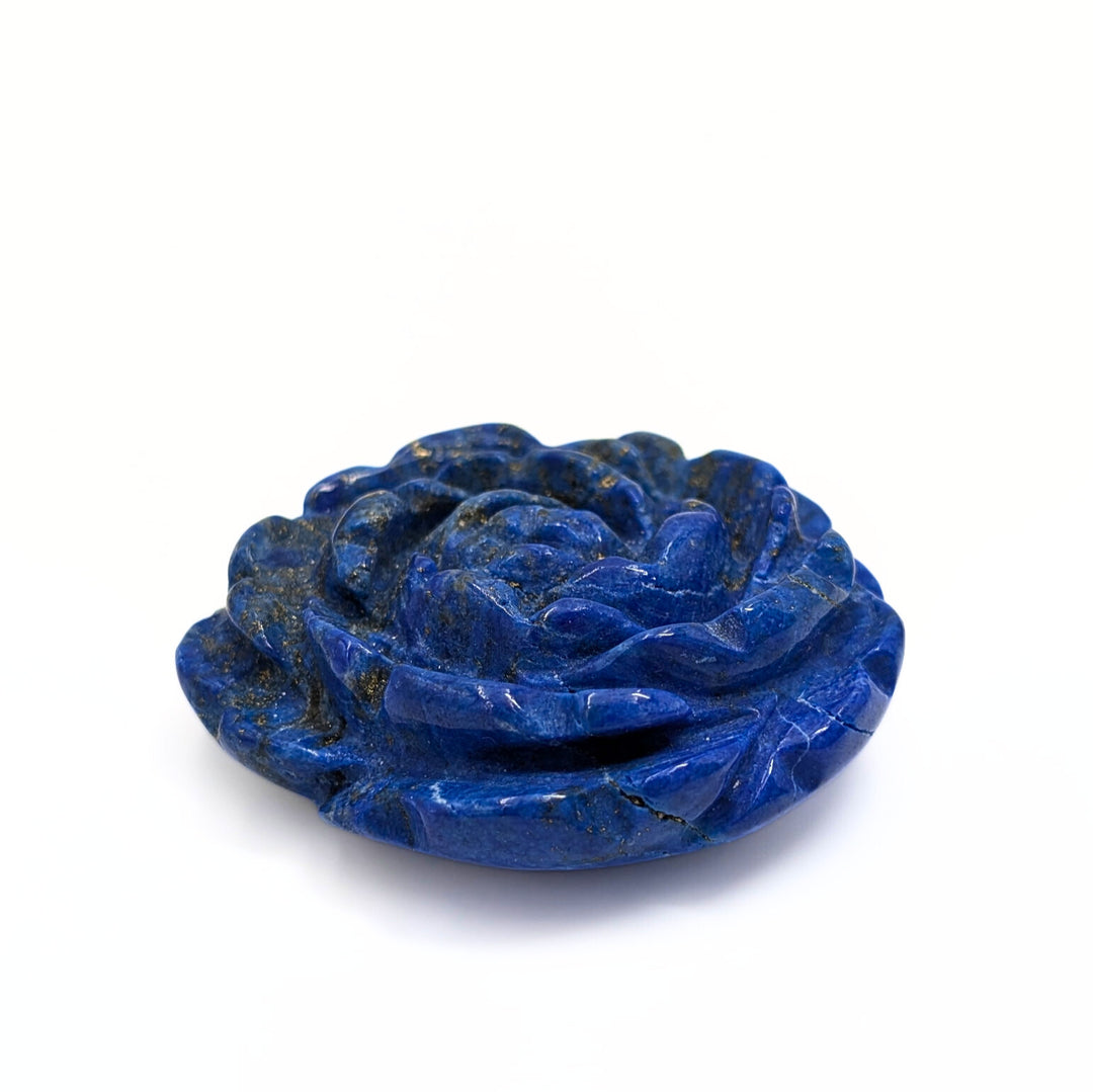 Lapis Lazuli Carved Rose