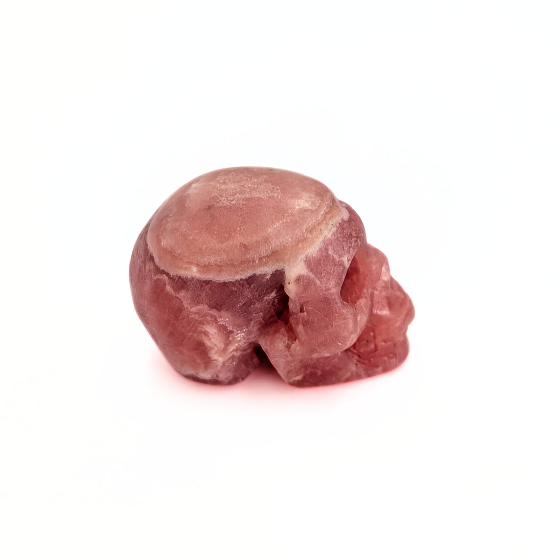 Small Rhodochrosite Skull Figurine