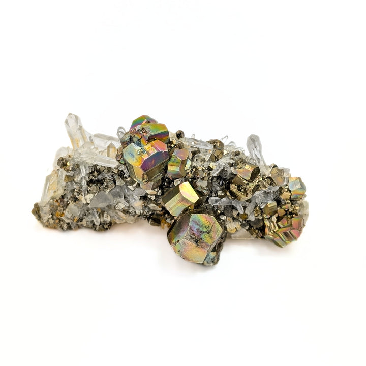 Rainbow Pyrite & Quartz Freeform