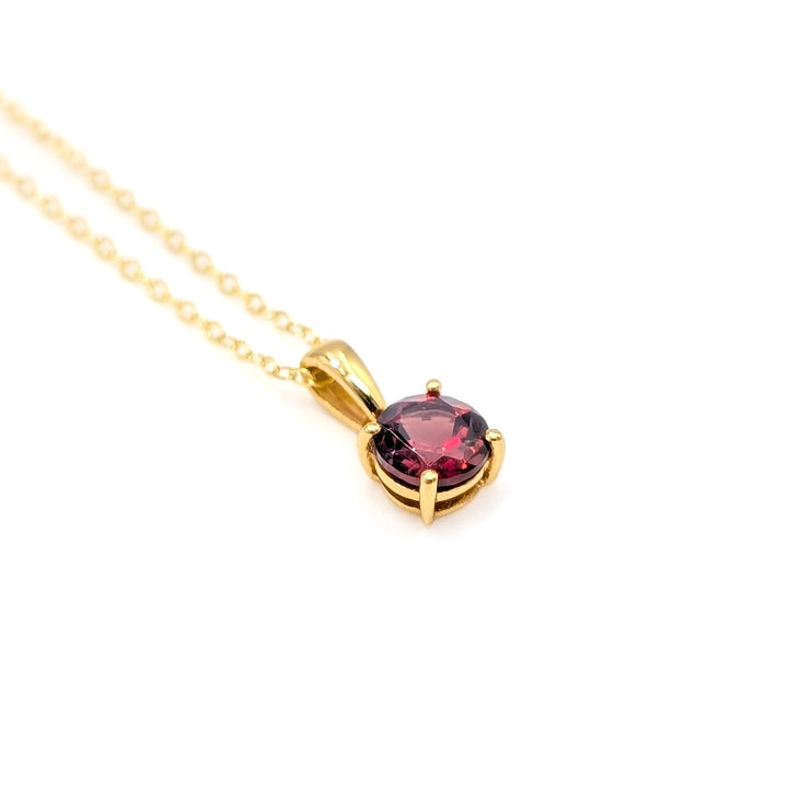 Faceted Gemstone Necklaces in Gold Over Sterling Silver