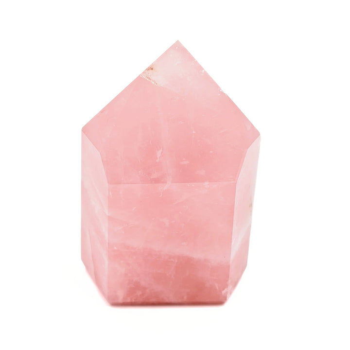 Brazilian Rose Quartz Polished Tower