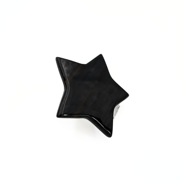 Glass Obsidian Polished Star