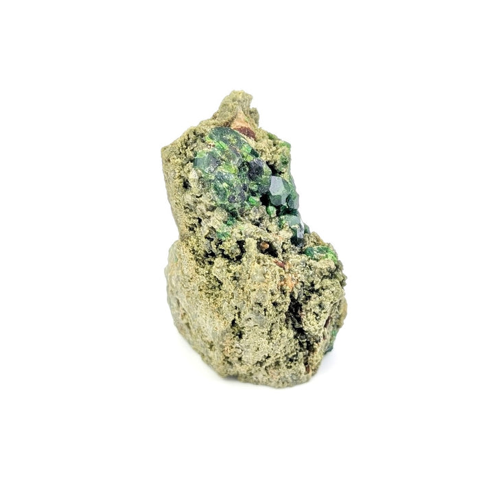 Demantoid Garnet on Host Rock