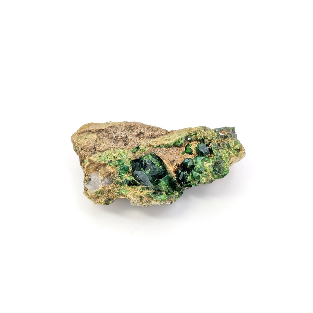 Demantoid Garnet on Host Rock
