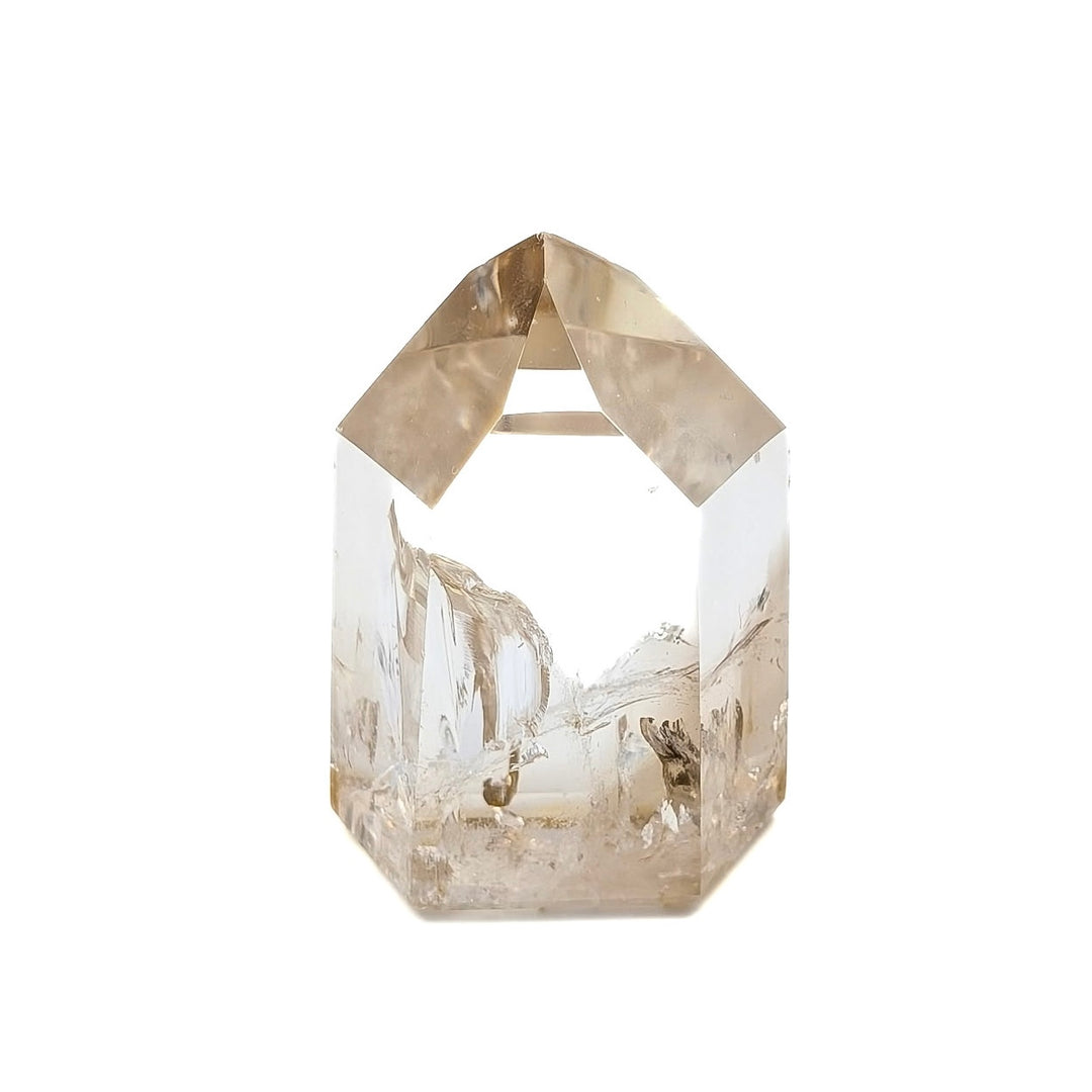 Brazilian Clear Quartz Polished Tower