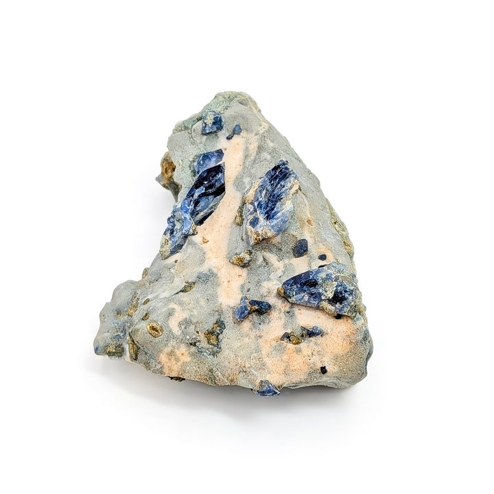 Raw Benitoite On Natrolite Matrix Freeform
