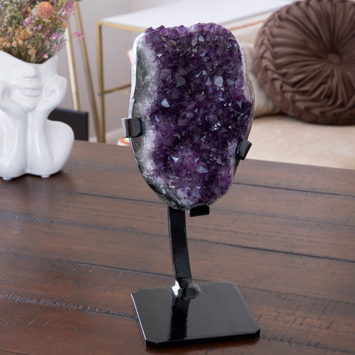 Amethyst Geode on Stand