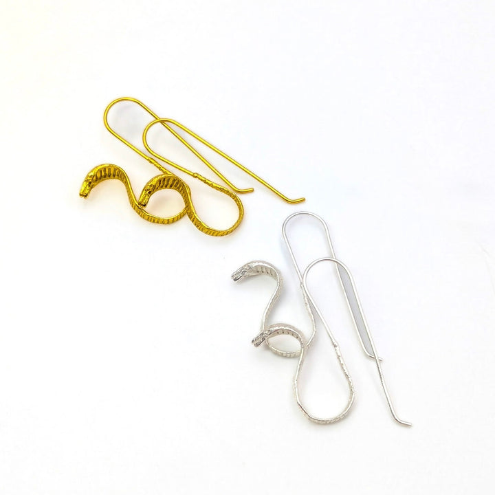 Cobra Dangle Earrings