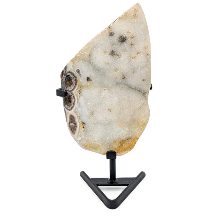 Druzy Agate Slice with Stand