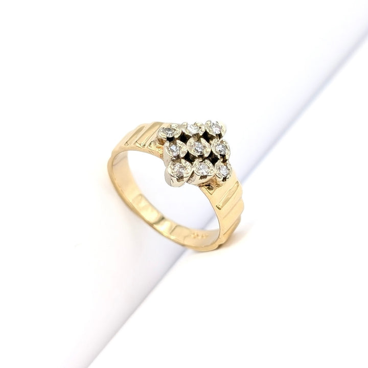 Vintage Diamond Ring in 14K Yellow Gold
