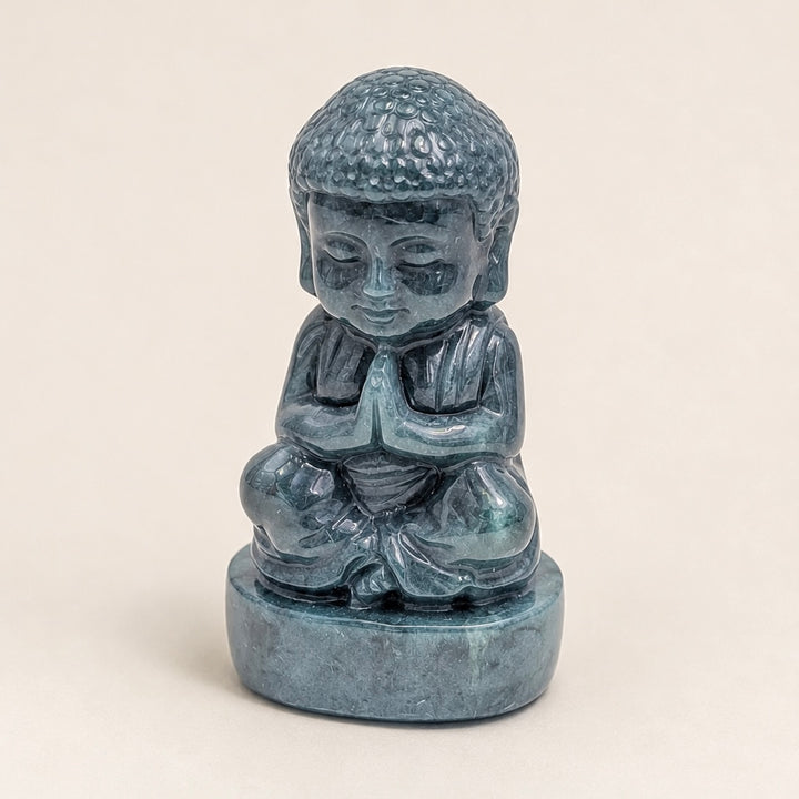 Jade Buddha Carved Figurine