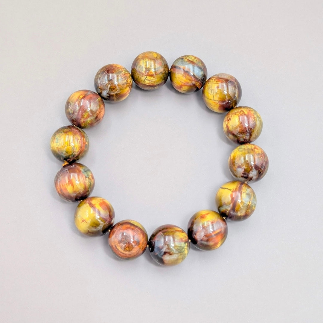 Chinese Brown Pietersite Beaded Bracelets