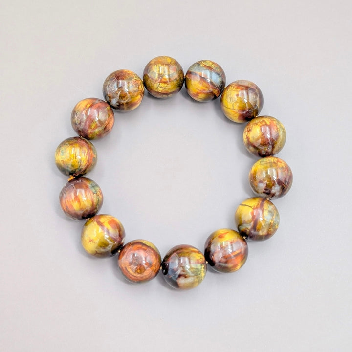 Chinese Brown Pietersite Beaded Bracelets