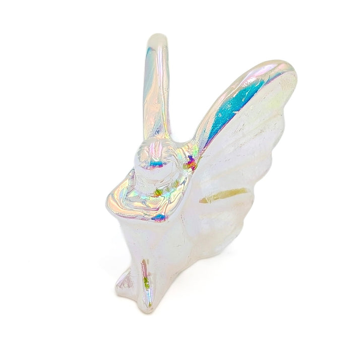 Aura Quartz Angel Carved Figurine