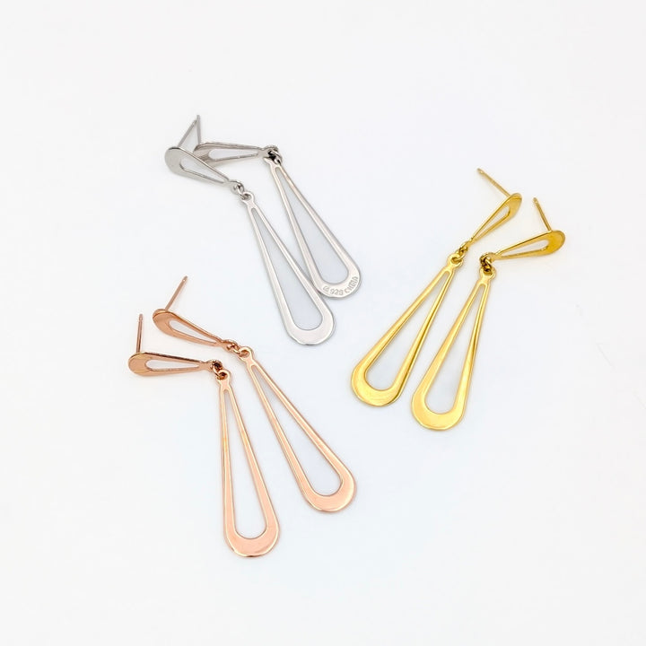 Vintage Inspired Teardrop Dangle Earrings