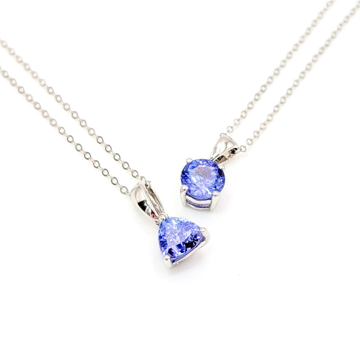Tanzanite Necklace in Sterling Silver