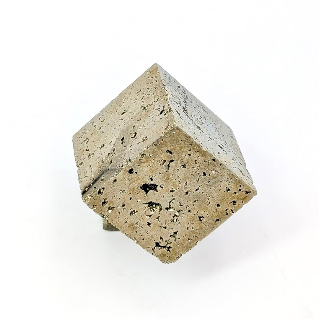 Polished Pyrite Cube with Base