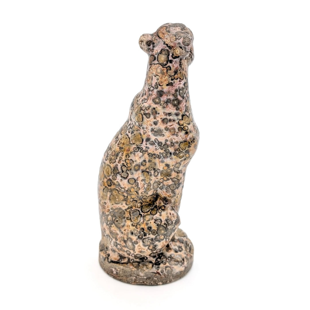 Leopard Skin Jasper Leopard Figurine