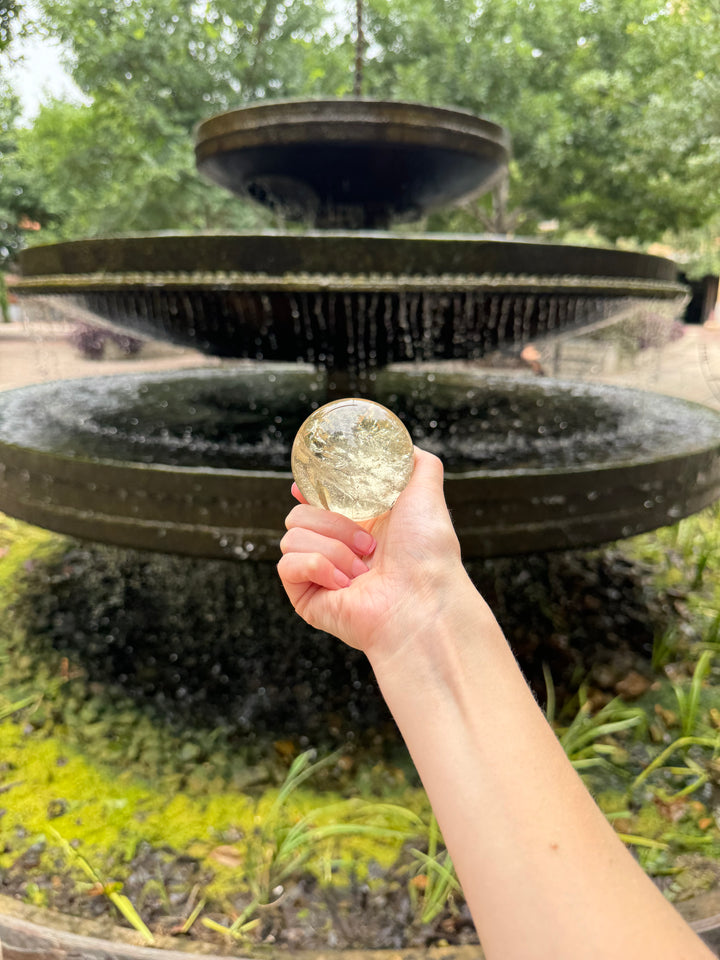 Natural Citrine Sphere