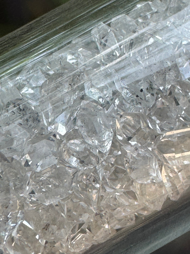 Herkimer Diamond, Clear Quartz, & Citrine Wand in Sterling Silver
