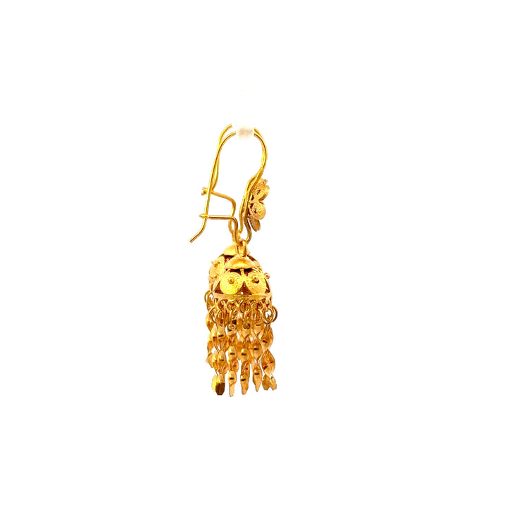 Vintage 14K Yellow Gold Dangle Earrings