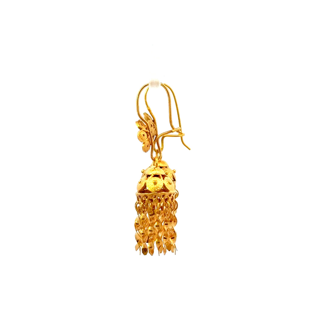 Vintage 14K Yellow Gold Dangle Earrings