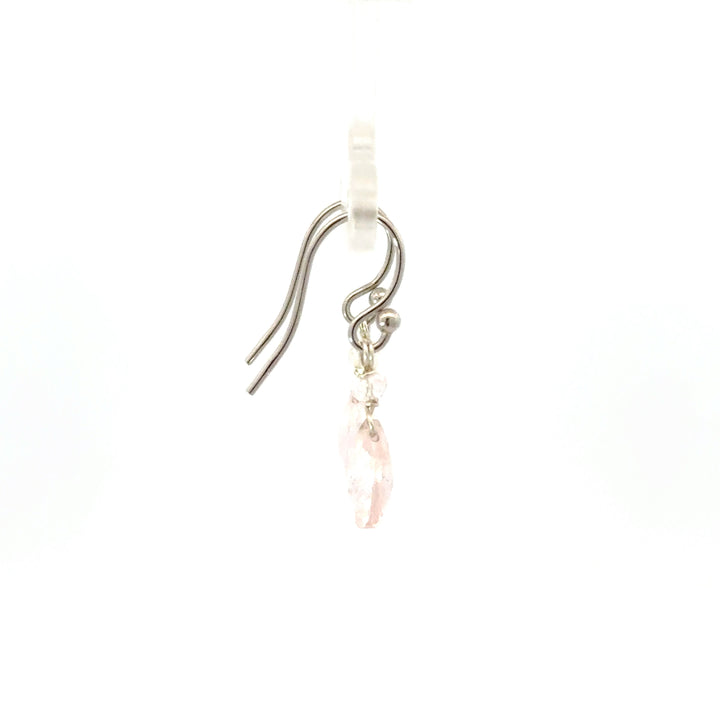 Faceted Briolette Gemstone Dangle Earrings in Sterling Silver