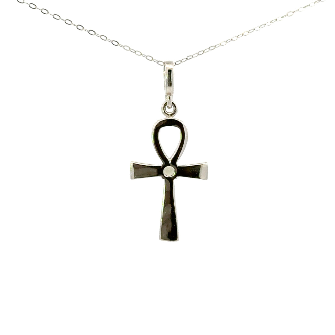 Moldavite Symbol Necklaces in Sterling Silver
