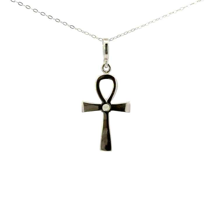 Moldavite Symbol Necklaces in Sterling Silver