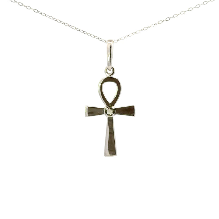 Moldavite Symbol Necklaces in Sterling Silver