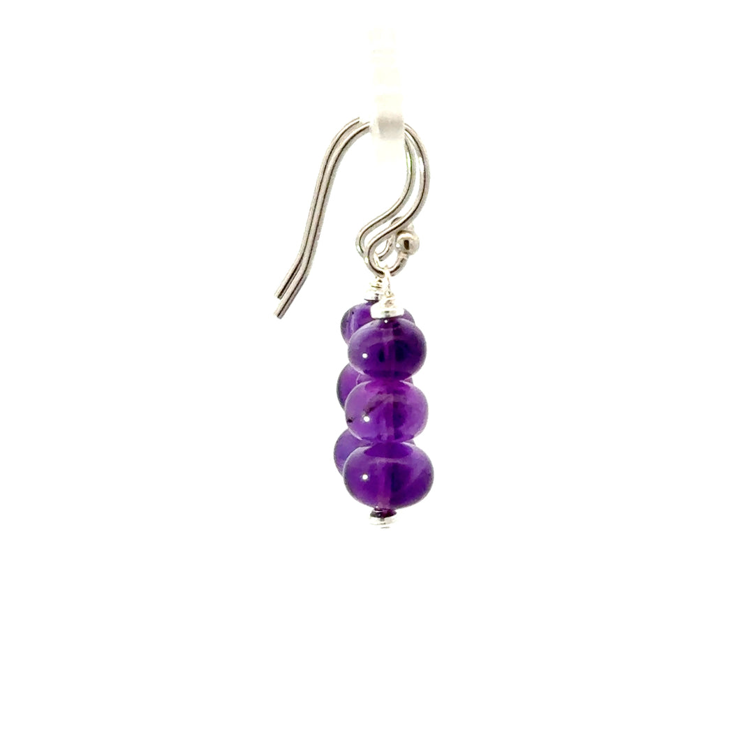 Gemstone Dangle Earrings in Sterling Silver